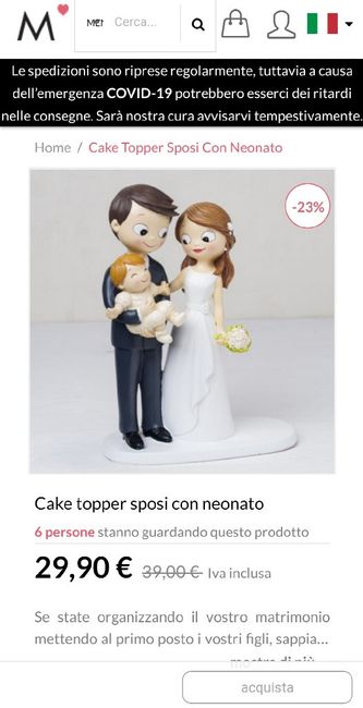 Cake topper - 1