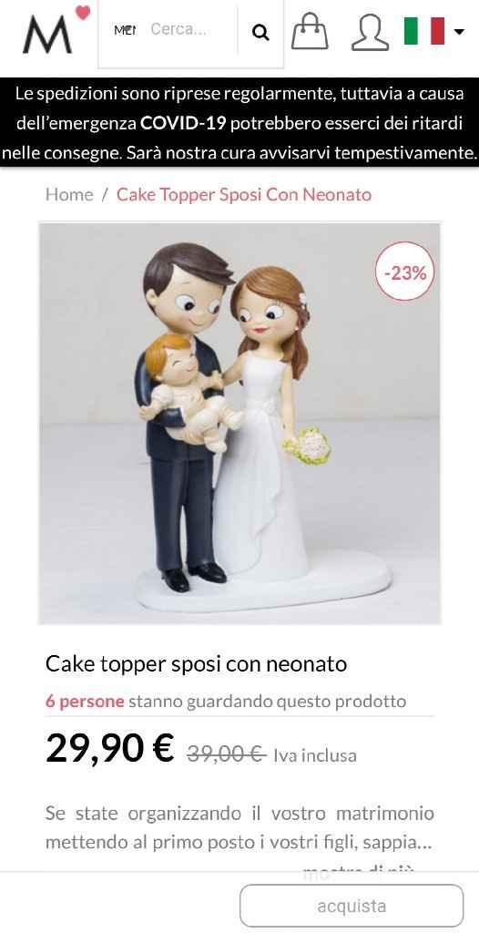 Cake topper - 1