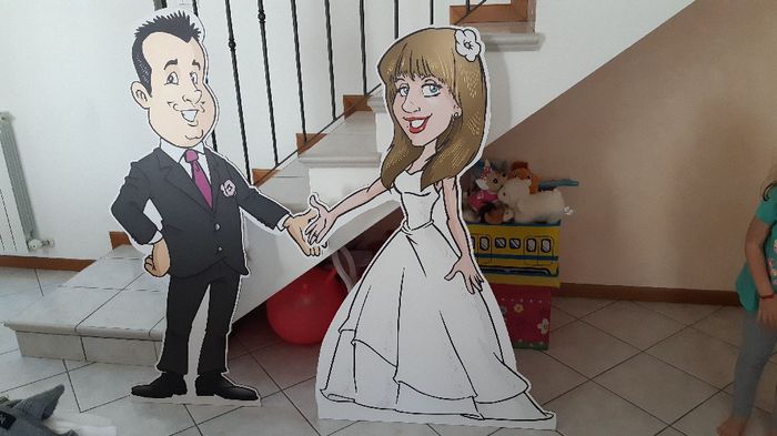 Cartonato/sagoma tableau de marriage 1