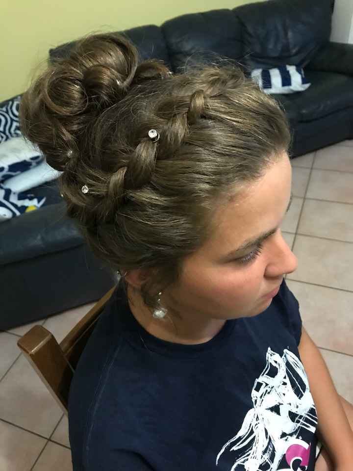 La prima bozza di acconciatura.. - 2