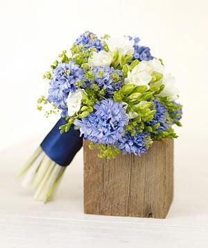 Bouquet per abito blu - 2