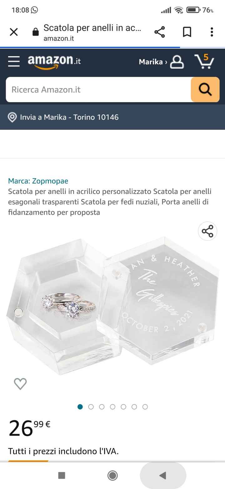 Cuscino porta fedi - 1