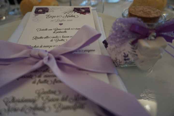 Menù e Bomboniera