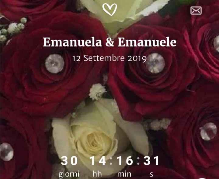 Manca solo 1 mese al grande giorno 🥰😍😍😍🥰 - 1