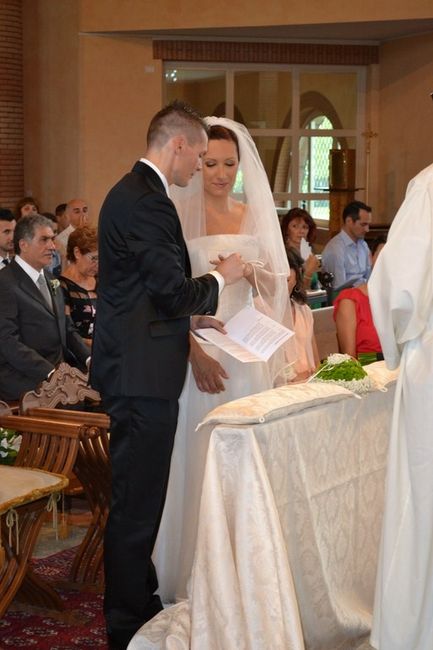 Scambio delle fedi...