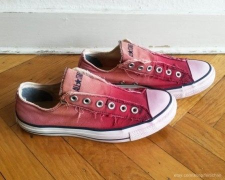 all star sfumate rosso