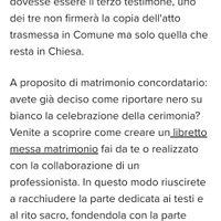 Numero testimoni cerimonia religiosa - 1