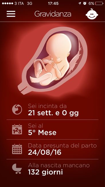 Countdown gravidanza - 1