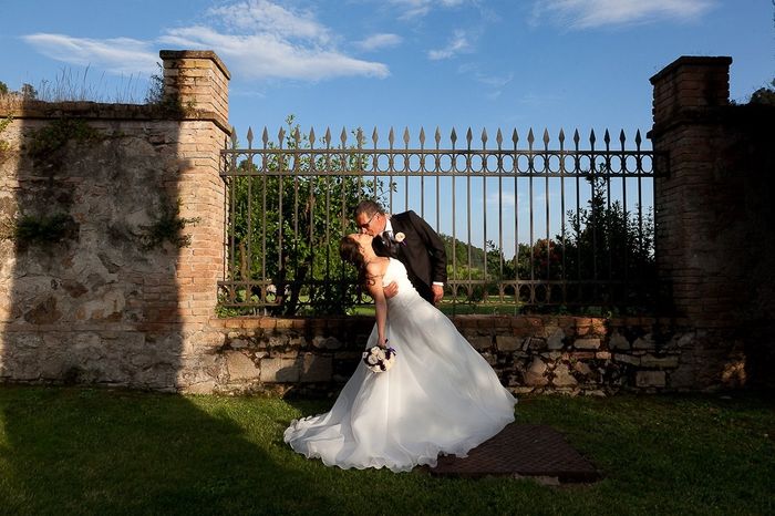 Gli sposi Ingrid e Davide