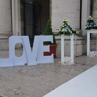 Addobbi floreali...vi piace?  Il colore però è con bianco e pesca... - 4