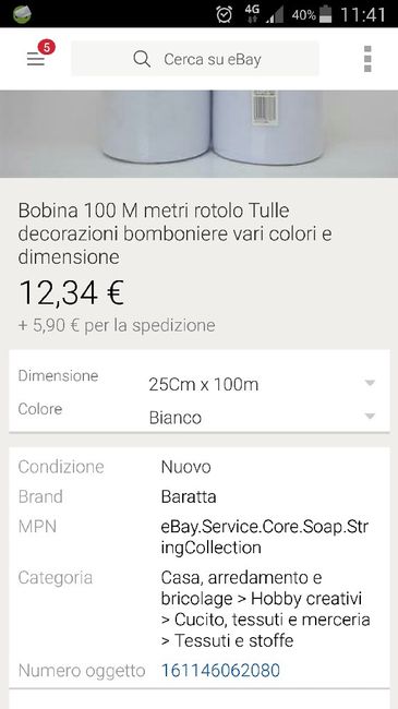 Cercasi organza e runner per addobbi - 1