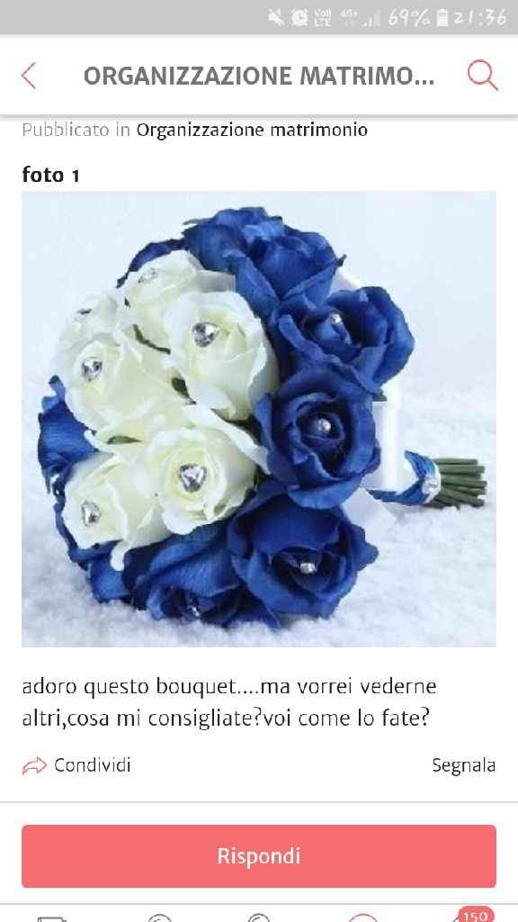 Bouquet bianco e rosso - 1