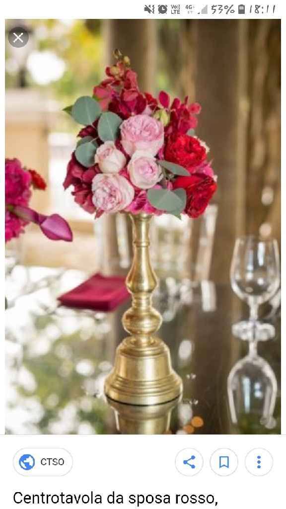 Centro tavola in rosso o rosa? - 1