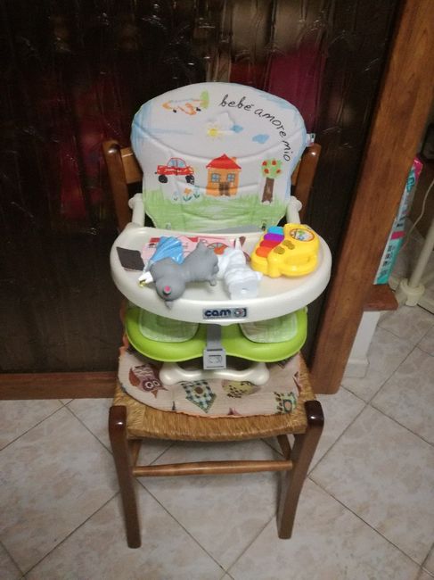 Seggiolone poco ingombrante - 1