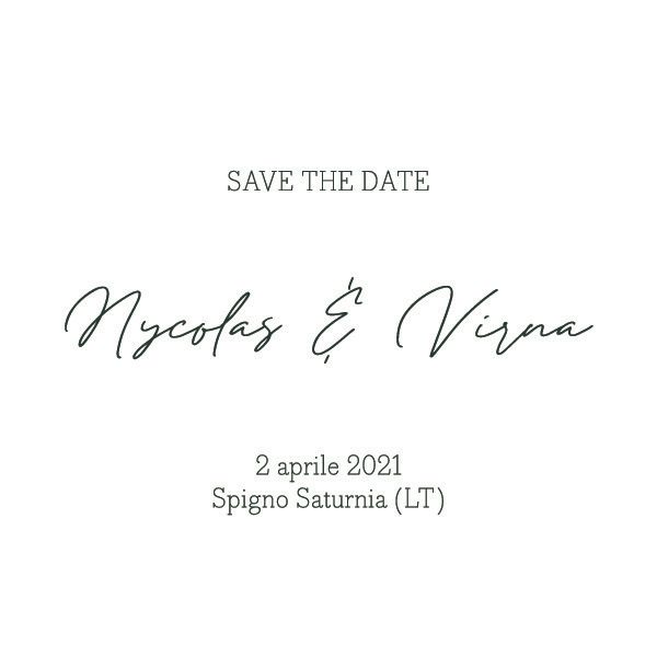 Save the Date 💞 2