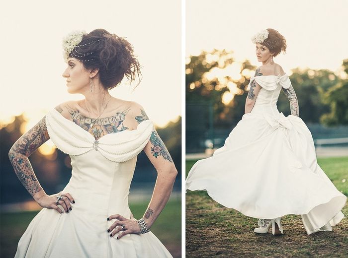 Spose tatuate: valorizzare i tatuaggi! 8