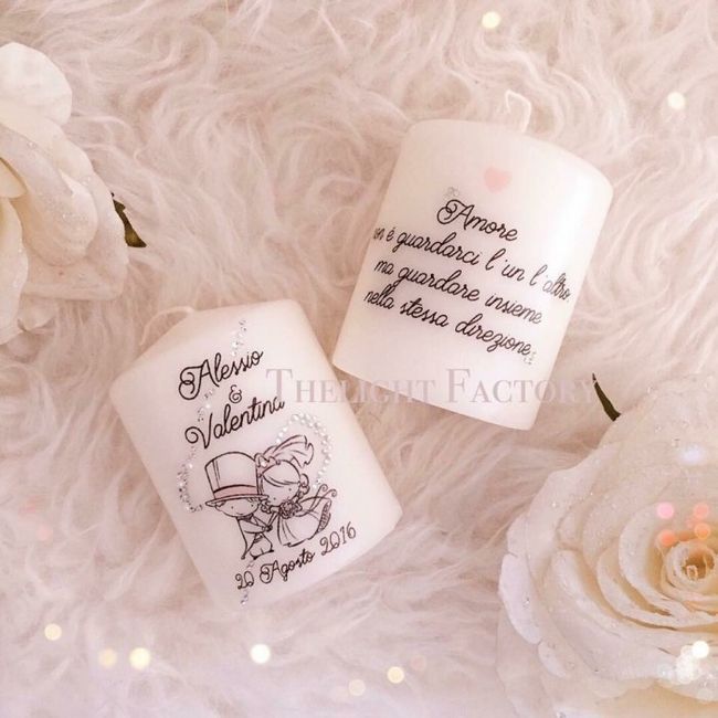 Candele Segnaposto 10