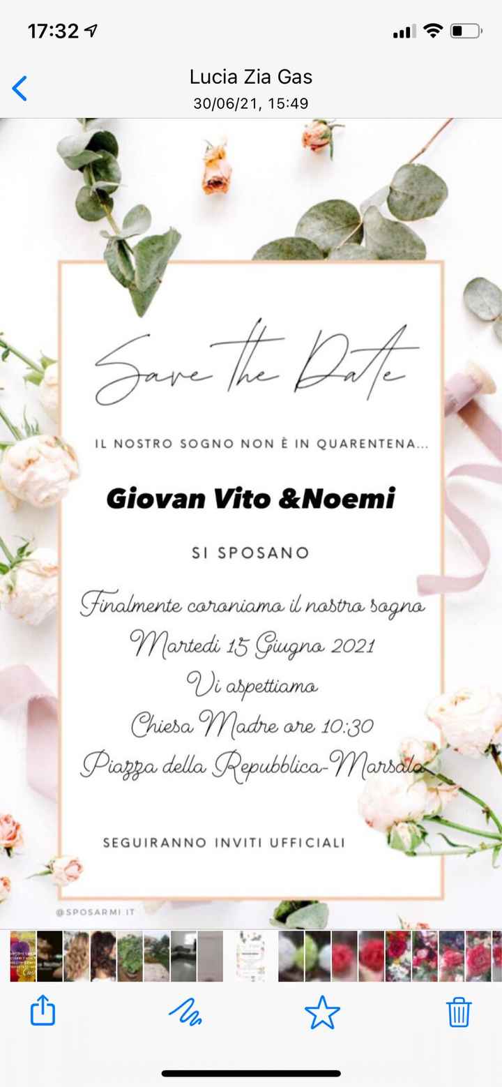 Partecipazioni solo per la chiesa fate vedere le vostre ? - 1