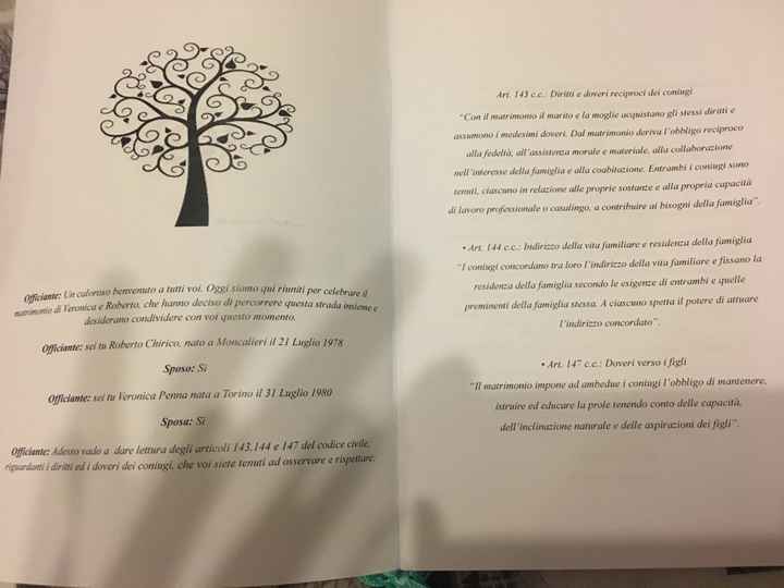 Libretto cerimonia - 2