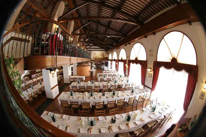 Sala dall'alto della scala (purtroppo ho trovato solo questa foto "artistica")