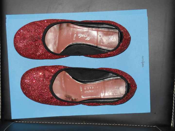 Ballerine prima mano glitter