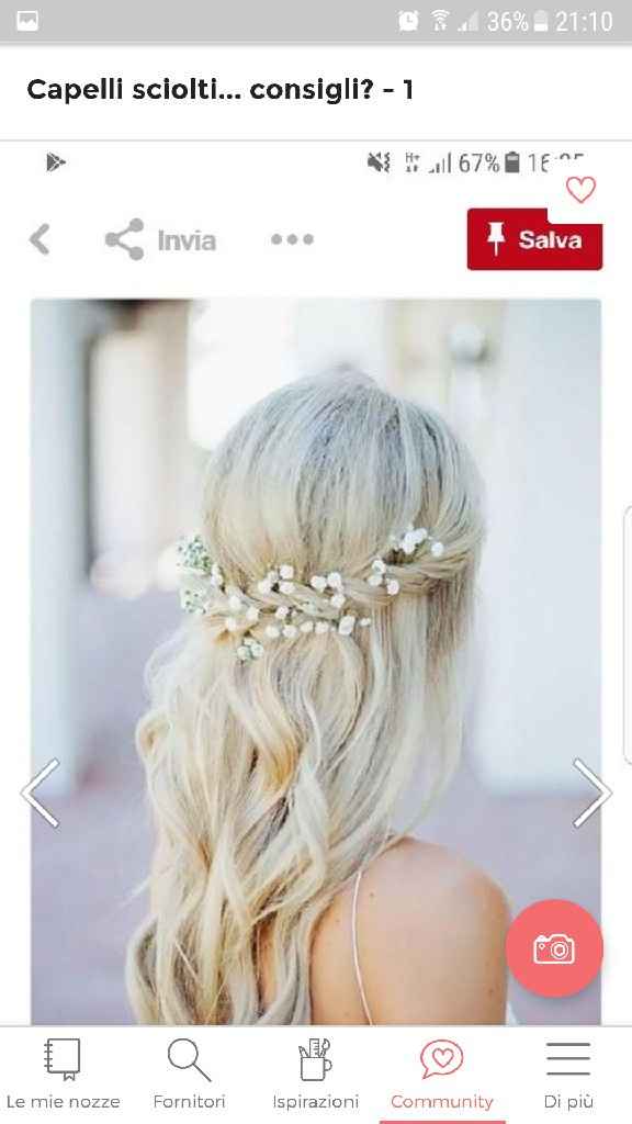 Coroncina fiori capelli - 1