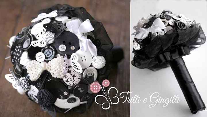 Bouquet bianco e nero