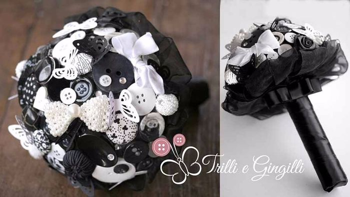 Bouquet bianco e nero