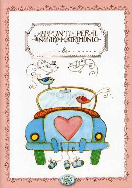Consigli agenda/libro "appunti del nostro matrimonio" - 1