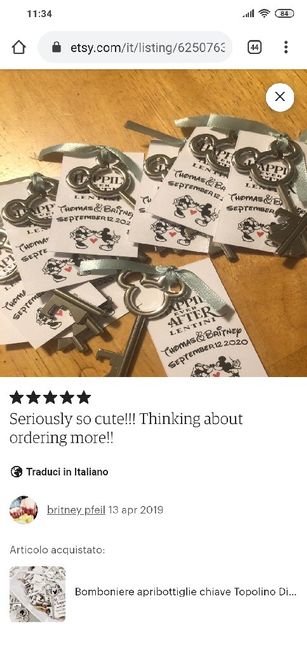 Bomboniera tema Disney land 4