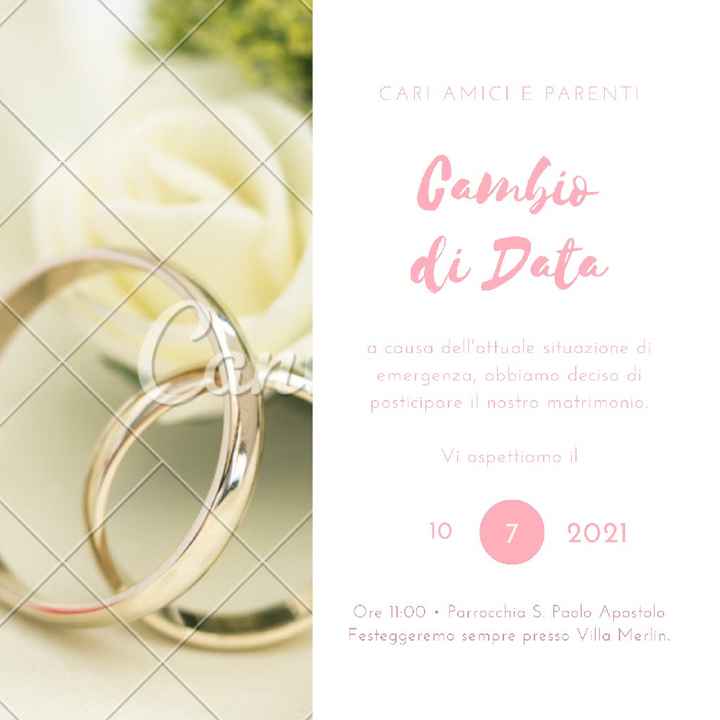 Partecipazioni Nozze coronavirus - 4