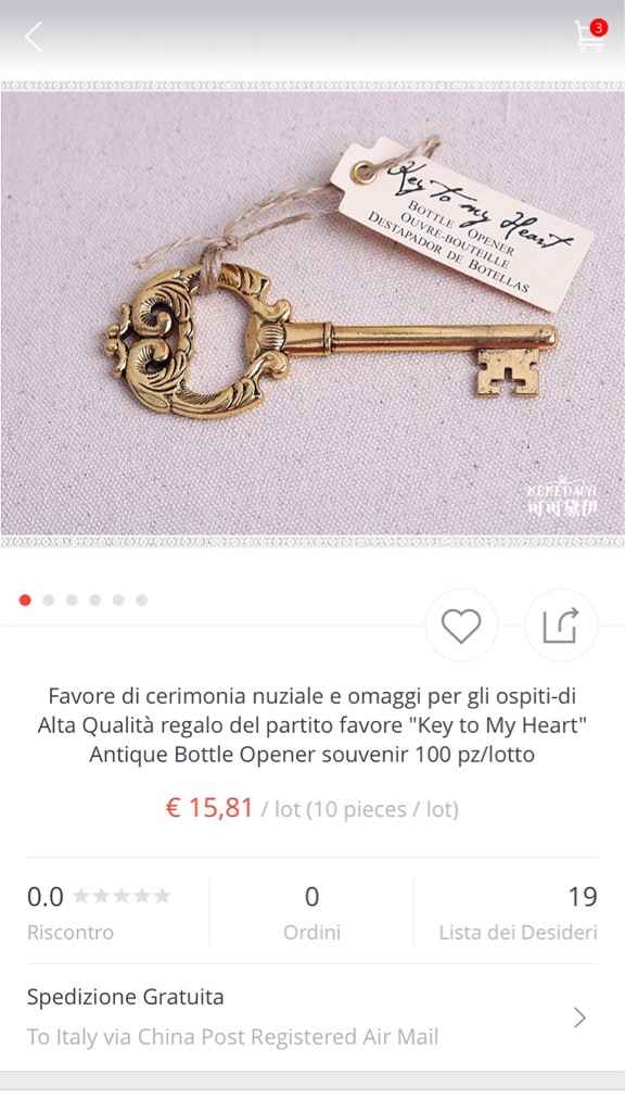 Segnaposto tema chiavi - 1