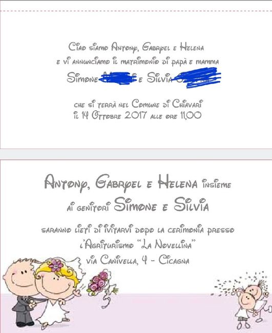 Bozza partecipazioni - 1