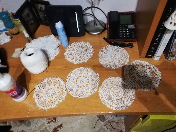 Help: Gomitolo di cotone rosa per segnaposto - 1