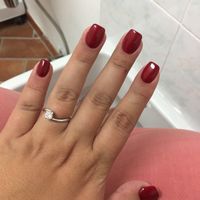  Unghie rosse per il matrimonio - 1