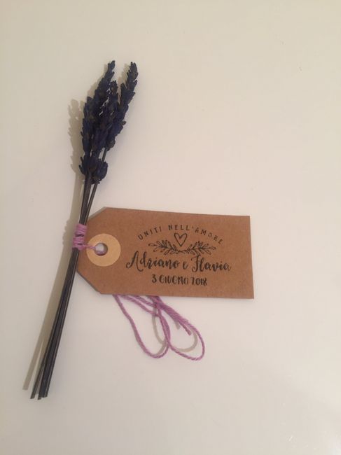 Segnaposto Lavanda - 1