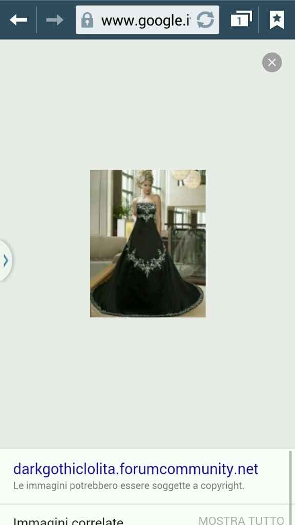 Vestito da sposa nero - stile dark/gothic - 4