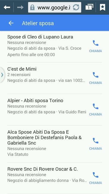 Cercasi negozio abito da sposa - 1