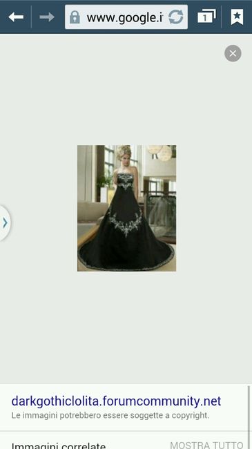 Vestito da sposa nero - stile dark/gothic - 4