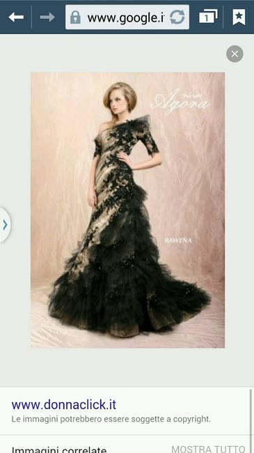 Vestito da sposa nero - stile dark/gothic - 7