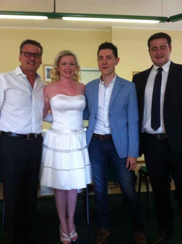 Foto della firma in comune. - 2