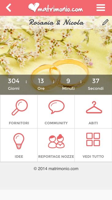 Quanto manca alle vostre nozze? - 1