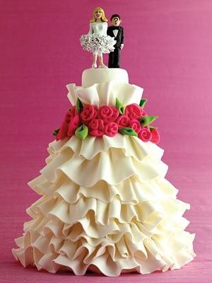 Dress wedding cake 2
