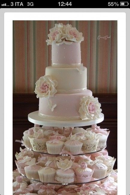 Wedding cake e cupcakes