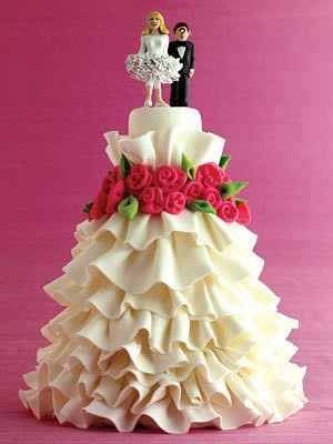 Dress wedding cake 2