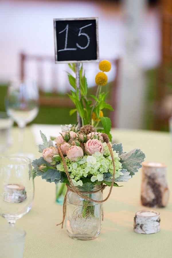 centrotavola shabby chic