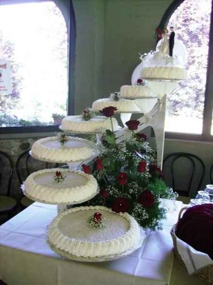 torta nuziale a piani