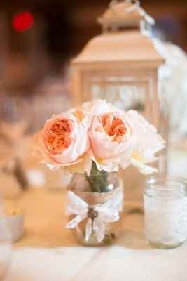 centrotavola con lanterna