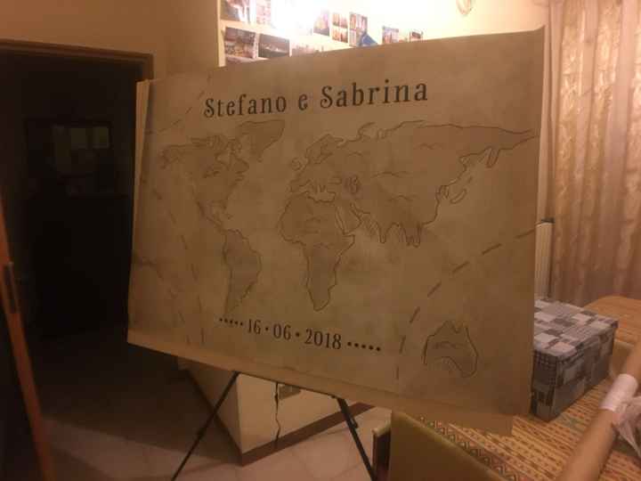 Tableau de mariage tema viaggio - 1