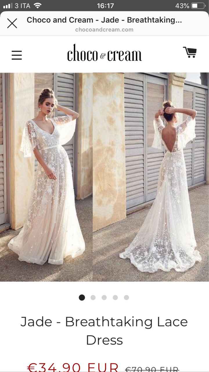 Vestiti da sposa on line? - 1
